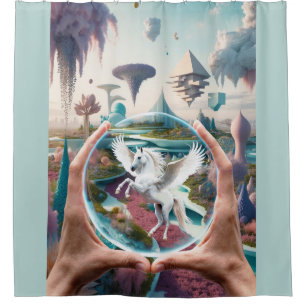 Somewhere Out There - It's Not Make Believe Shower Curtain