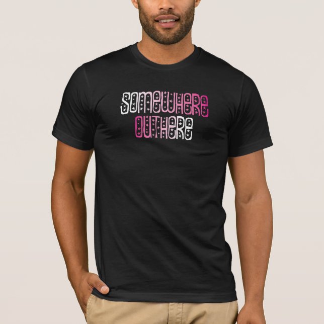 SOMEWHERE OUTHERE - PINK STARS T-SHIRT (Front)