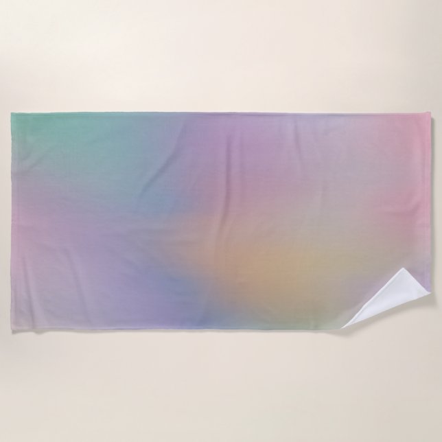 Somewhere Over The Rainbow! Beach Towel (Front)