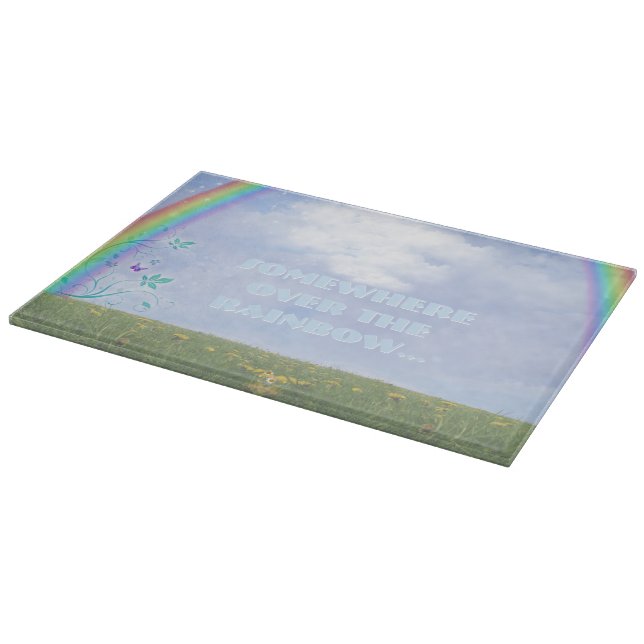 Somewhere over the Rainbow... Cutting Board (Corner)