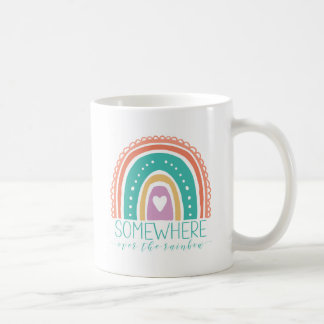 Somewhere Over The Rainbow Modern Chic Colourful Coffee Mug