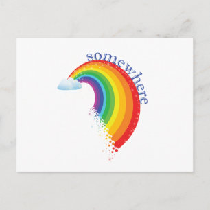 Somewhere Over the Rainbow Postcard