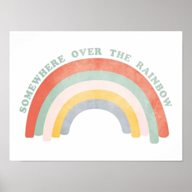 Somewhere over the rainbow  poster (Front)