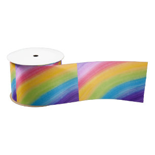 somewhere over the rainbow ribbon satin ribbon