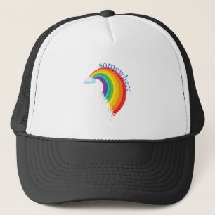 Somewhere Over the Rainbow Trucker Hat