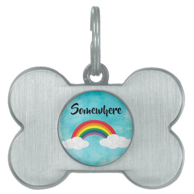 Somewhere Pet ID Tag (Front)