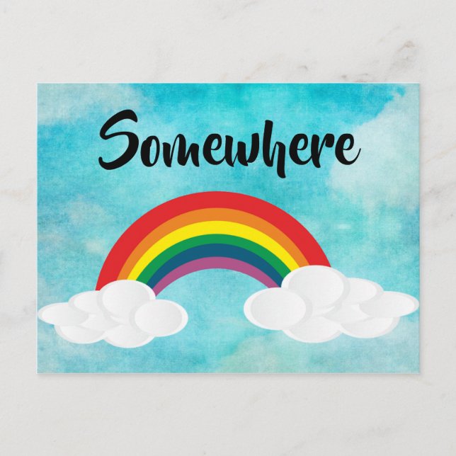 Somewhere Postcard (Front)