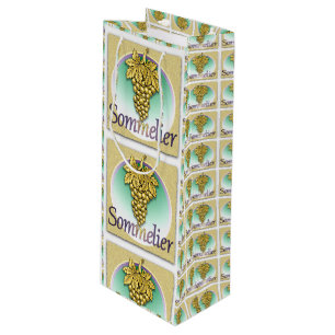 Sommelier Symbol Wine Gift Bag