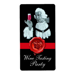 SOMMELIER WINE TASTING  PARTY,RED WAX SEAL