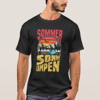 Sommer Sonne Campen Sunset Retro Mountains Hiking