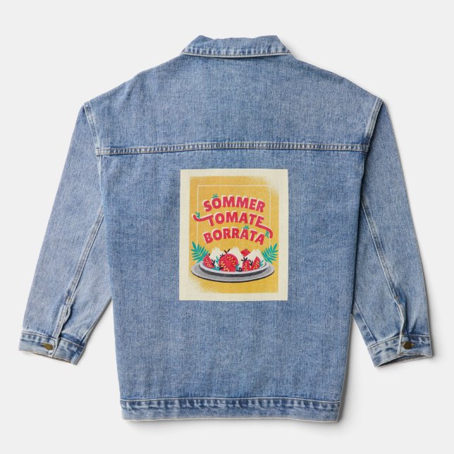 Sommer Tomate Borratta  Denim Jacket (Back)