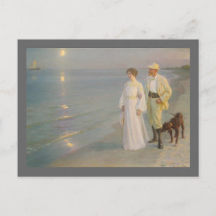 Sommeraften ved Skagens (Moonlit Summer Beach) Postcard
