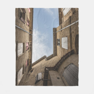 Sommieres France Fleece Blanket