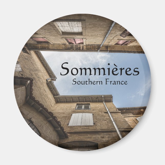 Sommieres, France Magnet (Front)