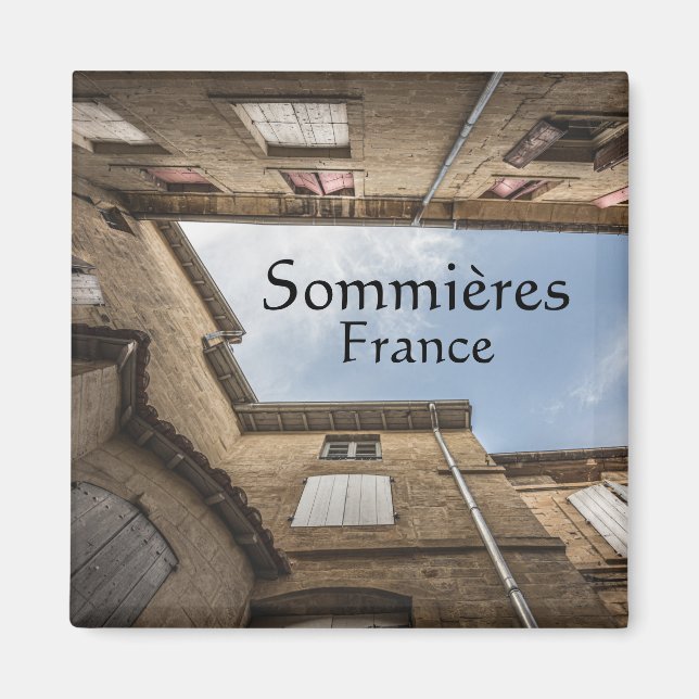Sommieres, France Magnet (Front)