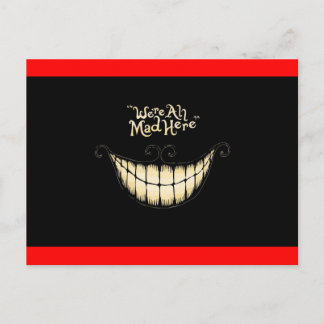 Somos todos meio  loucos We're all a bit mad Postcard