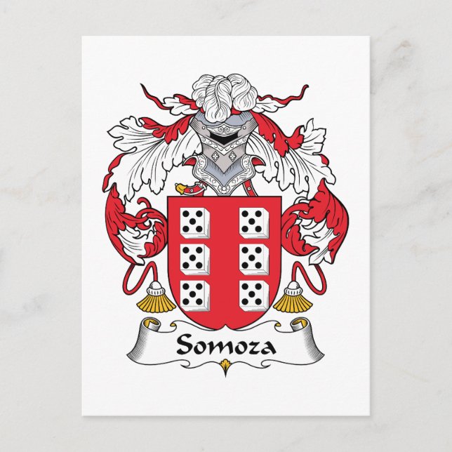 Somoza Family Crest Postcard (Front)