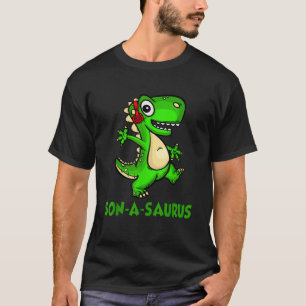 Son A Saurus Family Saurus Dinosaur Matching Birth T-Shirt