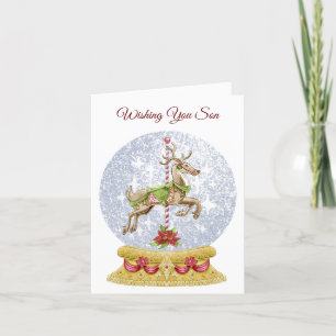 Son And Family Christmas Card