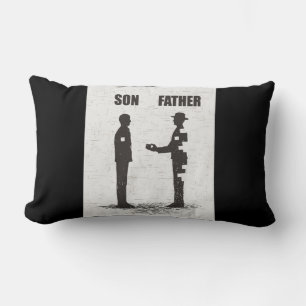 Son And Father Lumbar Cushion