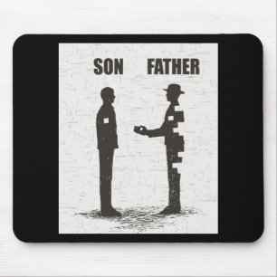 Son And Father Mouse Pad