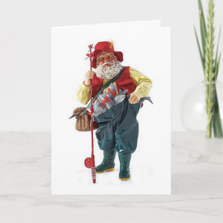 SON AT CHRISTMAS **MY FAVORITE FISHERMAN** HOLIDAY CARD