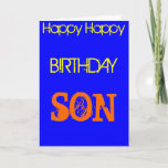 SON BIRTHDAY CARD<br><div class="desc">customizie text inside</div>