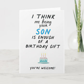 son birthday, happy birthday card