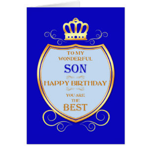 Son Birthday with Shield