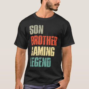 Son Brother Gamer Legend For Teenage Boys 2023 Gam T-Shirt