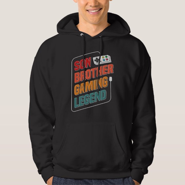 Son Brother Gaming Legend  1 Hoodie (Front)