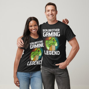 Son Brother Gaming Legend Retro Video Game T-Shirt