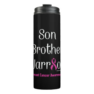 Son Brother Warrior...Breast Cancer Thermal Tumbler