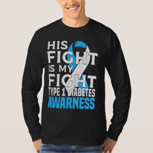 Son Dad T1d Diabetic Type 1 Diabetes Awareness Fun T-Shirt