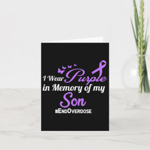 Son Drug Overdose Awareness Memory Card
