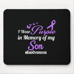 Son Drug Overdose Awareness Memory Mouse Pad