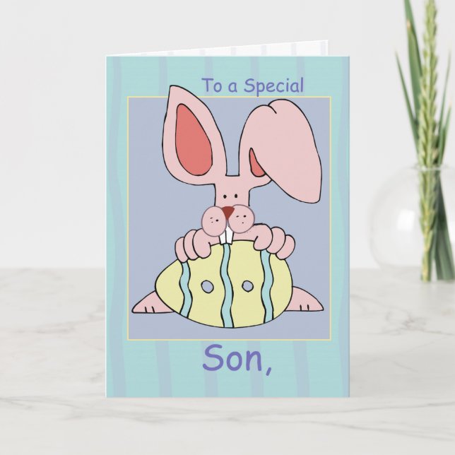 Son, Ear-Resistible Easter Holiday Card (Front)