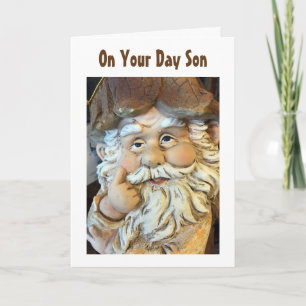 SON ENJOY, RELAX AND KNOW YOU ARE LOVED BIRTHDAY CARD