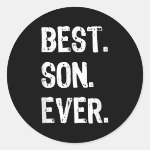 Son Ever Funny Family Cool  Classic Round Sticker