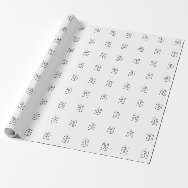 Son, First Communion Silver Chalice Wrapping Paper (Unrolled)