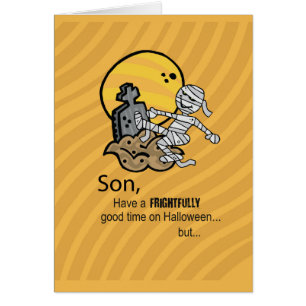 Son, Frightful Mummy Halloween