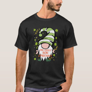 Son Funny St Patrick's Day Lucky Gnome Family Matc T-Shirt