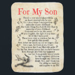 Son Gift | For My Son Thank You For Adding So Much Baby Blanket<br><div class="desc">Son Gift | For My Son Thank You For Adding So Much Joy And Laughter To My Life</div>