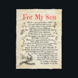 Son Gift | For My Son Thank You For Adding So Much Fleece Blanket<br><div class="desc">Son Gift | For My Son Thank You For Adding So Much Joy And Laughter To My Life</div>