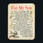Son Gift | For My Son Thank You For Adding So Much Magnet<br><div class="desc">Son Gift | For My Son Thank You For Adding So Much Joy And Laughter To My Life</div>