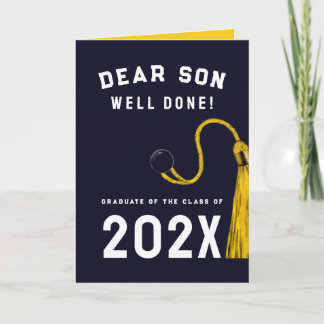Son Graduation 2025 Card