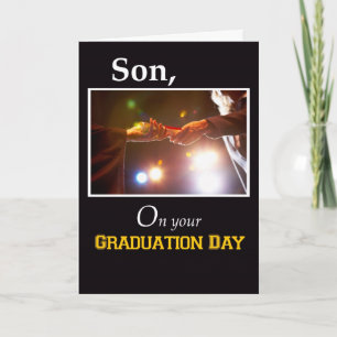 Son, Graduation Day Diploma Card