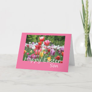 Son Happy Easter Holiday Card