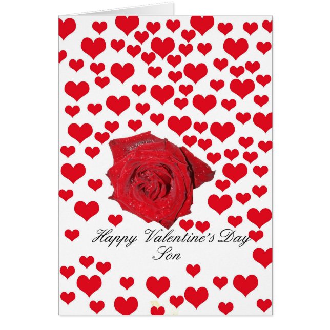 Son  Happy Valentine's Day Roses (Front)