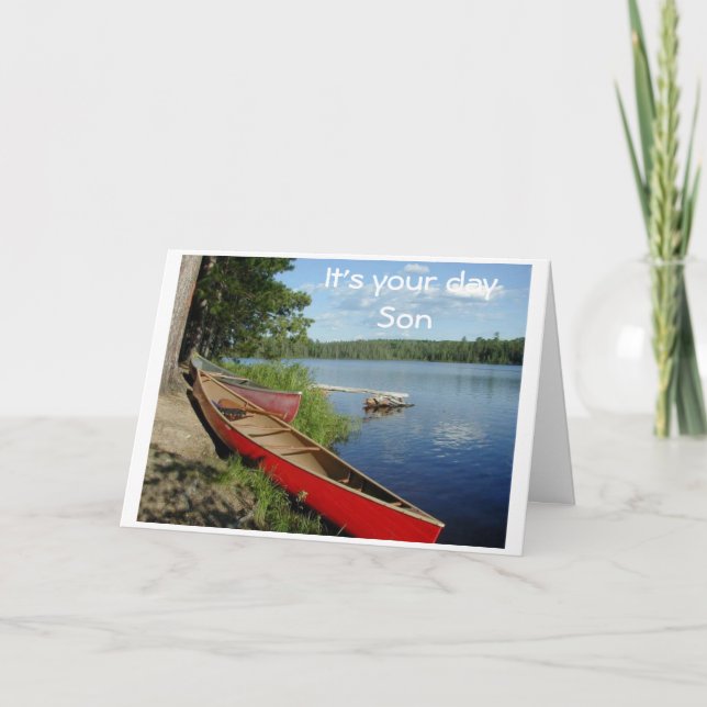 *SON* HOPE YOUR BIRTHDAY IS ENJOYABLE CARD (Front)